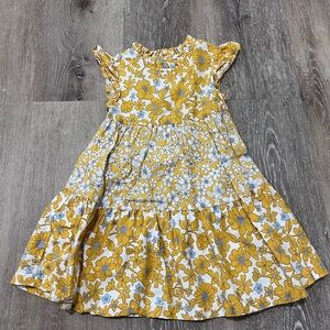 Carter’s Yellow and White Sunflower Toddler Dress 3T